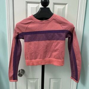 Fabletics Women's Size Medium Tory Cropped Seamless Long Sleeve Top